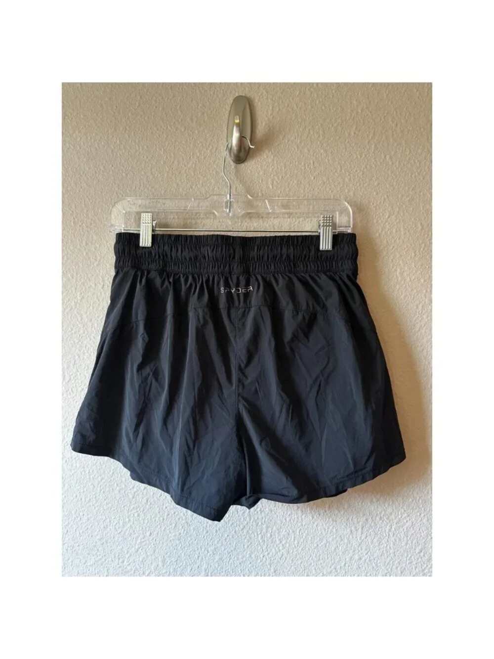 Shorts Black Size Small Athletic Gym Running Unlined - Picture 3 of 4